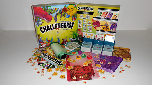 Challengers! um torneio de rouba bandeiras na sua mesa.